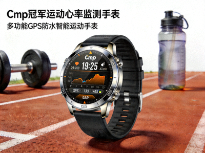 Cmp冠军运动心率监测手表 - 多功能GPS防水智能运动手表